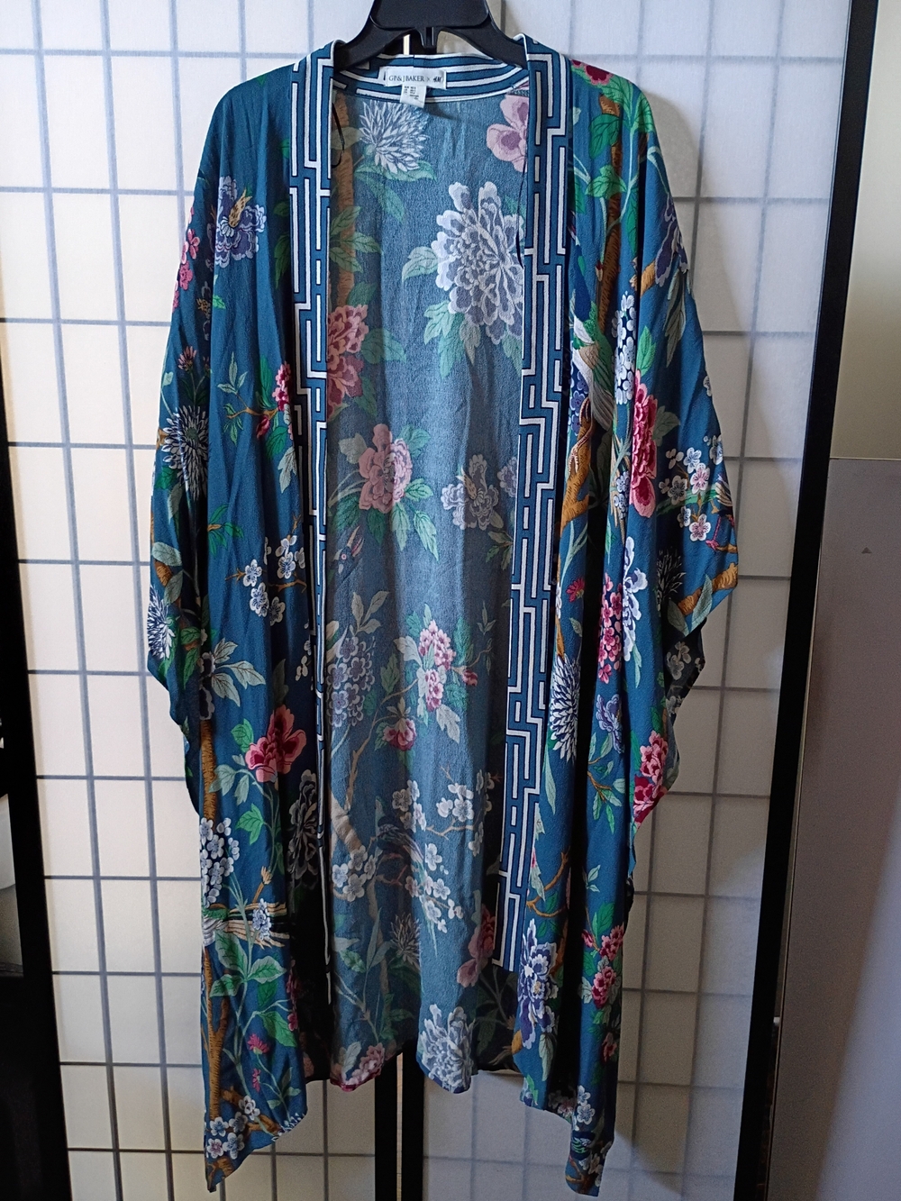 GP & J Baker x H&M Collaboration Kimono With Botanical Motif